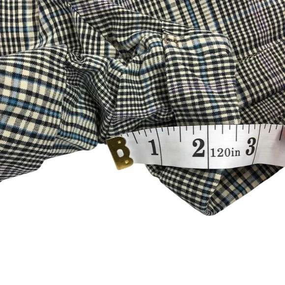 American Eagle Vintage Y2K Low Rise Plaid Print Micro Mini Shorts Size 8 Preppy - Picture 12 of 12